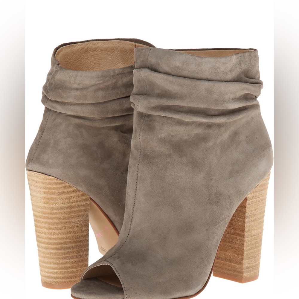 Chinese laundry peep toe booties